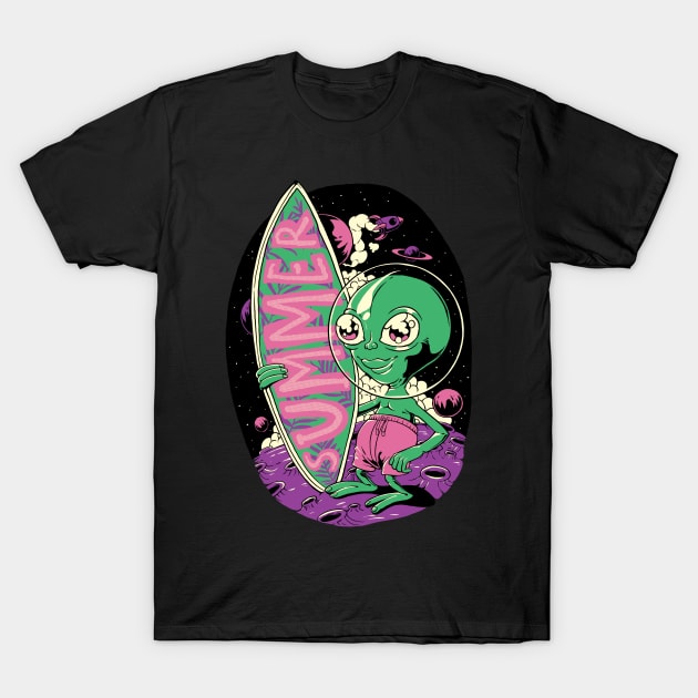 Alien summer T-Shirt by Alien Version